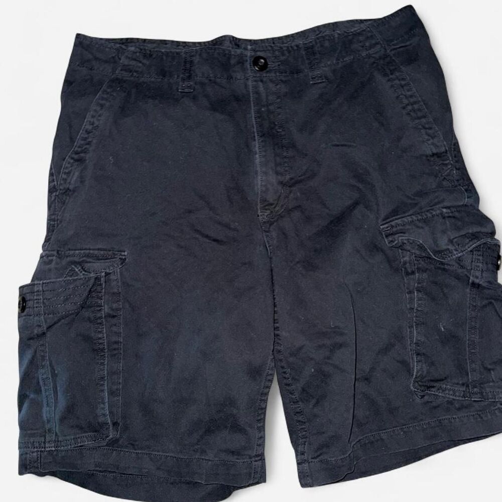 Men's Black Cargo Shorts